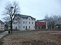 Bahnhof Lugau, Empfangsgebäude nach dem Umbau (2021)