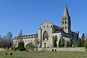 L'abbaye vue du sud-est.