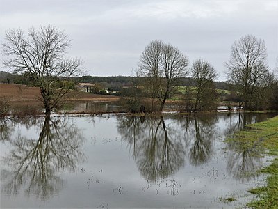 Überschwemmung der Belle im Februar 2021