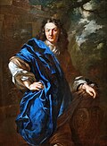 Podobizna šlechtice v modrém plášti, NG v Praze (kol. 1710)