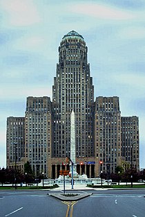 Ayuntamiento de Buffalo en Nueva York, pieza maestra del Art Decó americano