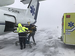 Tarmac, Dash-8 du Service aérien gouvernemental (SAG)[4]