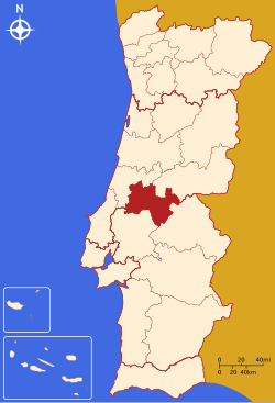 Localização do Médio Tejo