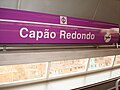 Papan di Stasiun Capão Redondo.