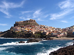 Panorama della città di Castelsardo