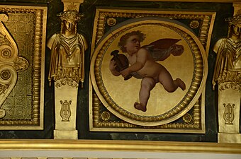 Decoration in the Musée Charles X, the Louvre