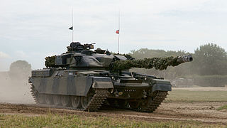 Un Chieftain Mk.11 en démonstration dynamique au Bovington Tank Museum.