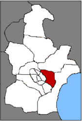 Distretto di Dongli – Mappa