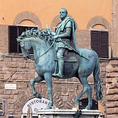 Giambologna, Cosimo I. de' Medici, 1598, Piazza della Signoria, Firence