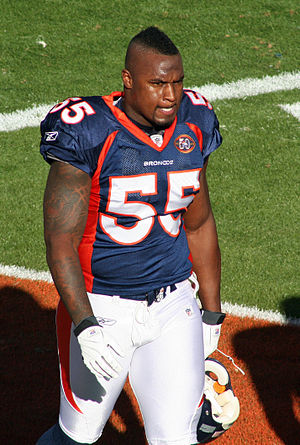 D. J. Williams, a player on the Denver Broncos...