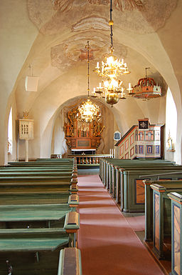 Dalums kyrka, interiör