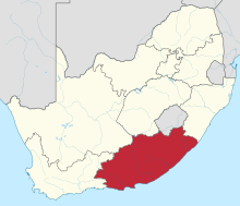 Eastern Cape in South Africa.svg