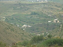 El Hed - a view of the village from Baino, 2012