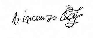 Vincenzo I Gonzaga's signature