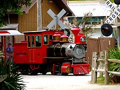 The current Gatorland Express locomotive