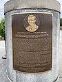 Plaque dedicated to General Marshall at the National D-Day Memorial, Bedford, Virginia