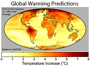 The geographic distribution of surface warming...