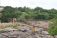 View of Gokak Falls hanging bridge