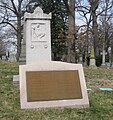 Memorial for Gilbert and Elsie Grosvenor in Rock Creek Cemetery in Washington, D.C.