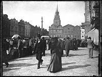 Pardubice, trh na náměstí