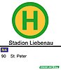 Haltestelle Stadion Liebenau