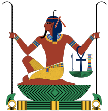 In Egyptian mythology, Huh (also Heh, Hah, Hauh, Huah, Hahuh) was the deification of eternity in the Ogdoad, his name itself meaning endlessness. As a concept, he was androgynous, his female form being known as Hauhet, which is simply the feminine form of his name.