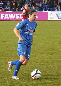 Carney playing for Birmingham City, October 2012 Karen Carney, BCLFC.jpg