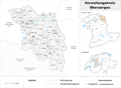 Location of Circol aministratìf del Oberaargau