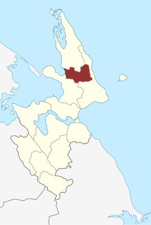 Lage des Dalby Sogn in der Kerteminde Kommune