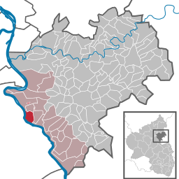 Läget för Kestert i Rhein-Lahn-Kreis