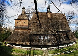 Cerkev sv. Filipa in Jakoba v Sękowai, zgrajena leta 1520