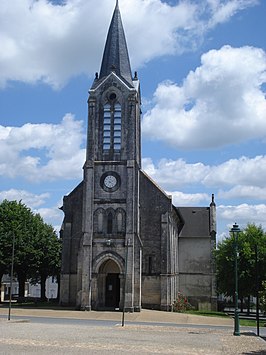 De kerk van La Coquille (bouwjaar 1873)