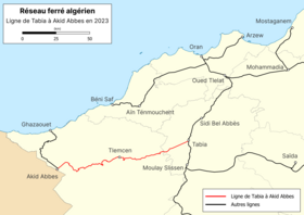 Image illustrative de l’article Ligne de Tabia à Akid Abbes