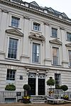 Lindsey House and attached railings, piers and lamp brackets