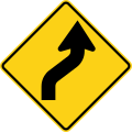 W1-4R Reverse curve (right)