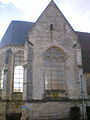 Le chœur de l'église depuis le nord.