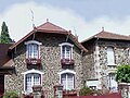 Maison en meulière sur l'avenue Marceau à Drancy.