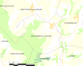 Poziția localității Saint-Pierre-du-Lorouër