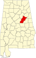 Localizacion de Talladega Alabama