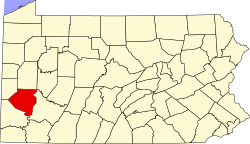 Map of Allegheny County, Pennsylvania