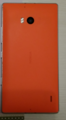 Rückseite des Lumia 930 in orange