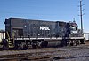 NPBL #1435 is an EMD GP15-1 owned by the Norfolk Southern Railway