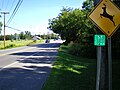 Old reference marker on former NY 57