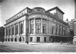 New Theatre - NE exterior view - The Architect 1909.jpg