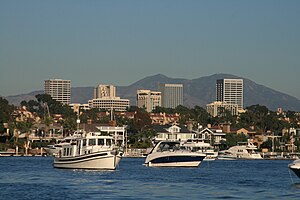 The Newport Center Skyline in Newport Beach, C...