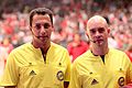 Nordine Lazaar (links) und Laurent Reveret (FRA)