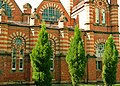 Side view of the Old Museum building.