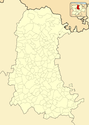 Location map Palencia