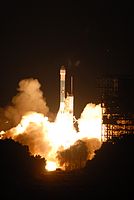 Opsendelsen af Phoenix med en Delta II 7925 raket d. 4. august 2007