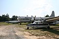 Airplanes in rear of museum